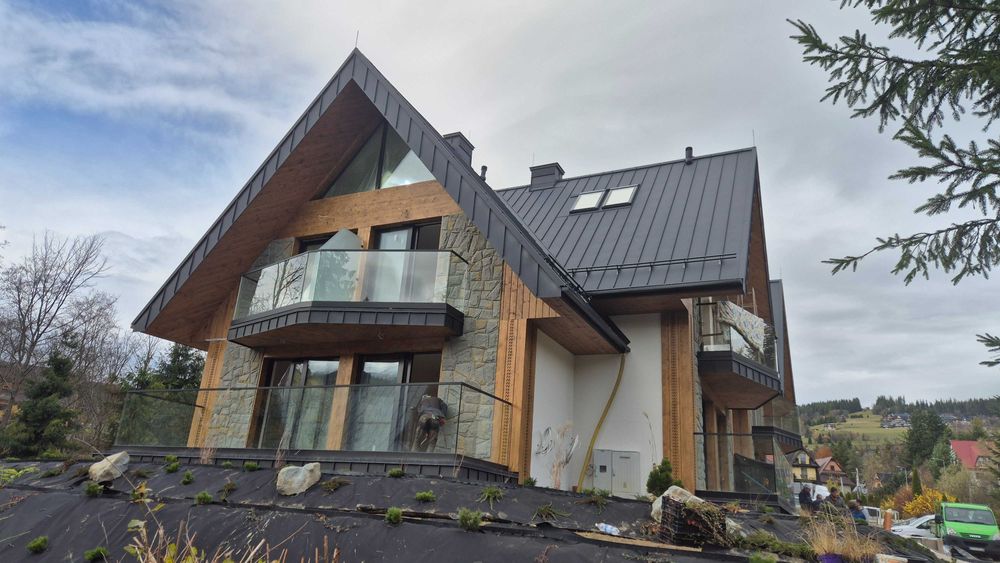 Kościelisko nowa inwestycja 45,93m + 61m+ogródek (budynek  odebrany  przez  PINB)