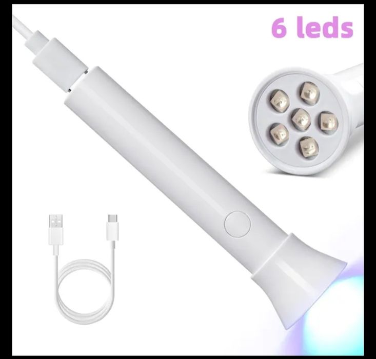 УФ фонарик на прищепке для маникюра