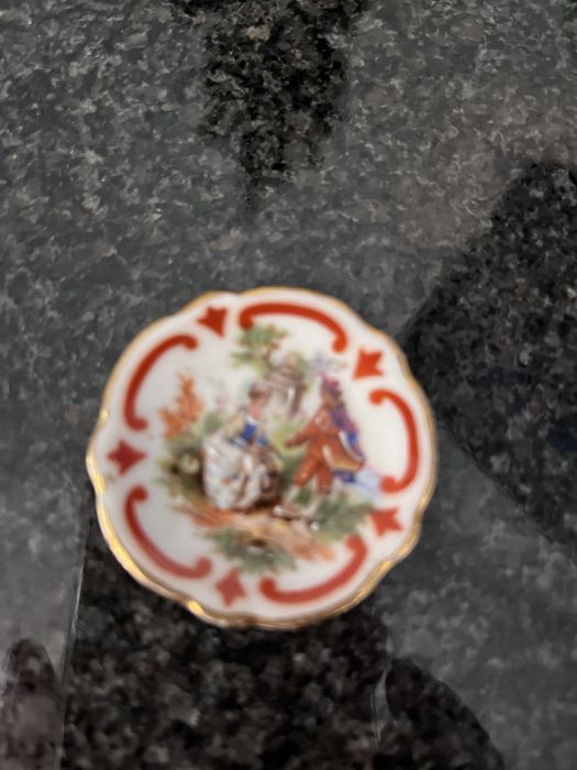 Pequena peça porcelana Limoges