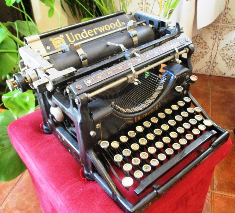 Maquina de escrever Underwood -No.5 - 1925