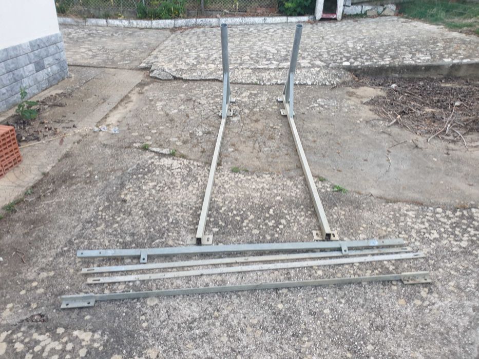 Estrutura ferro galvanizado