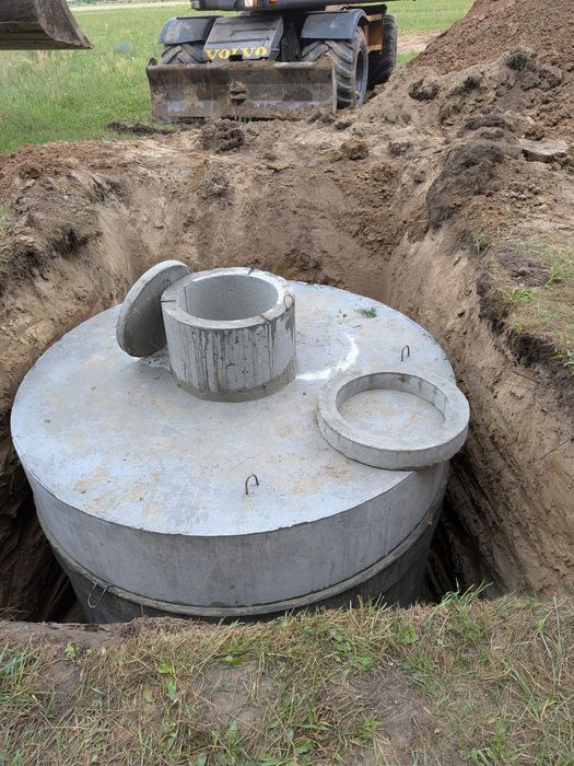 Montaż szamb betonowych przyłacza kanalizacyjne