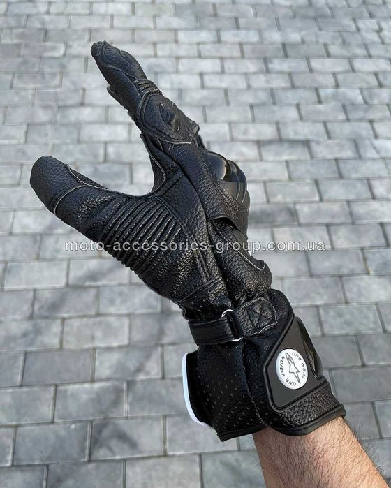 Мото перчатки, рукавиці Alpinestars GP PRO Чорні шкіряні з захистом