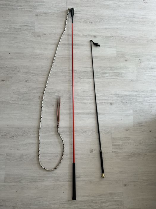 Stick do pracy z ziemi plus bat ujezdzeniowy