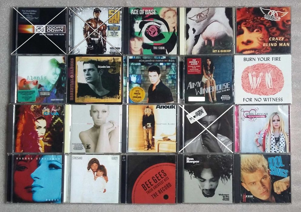 Vários CDs de Musica  de  A a P