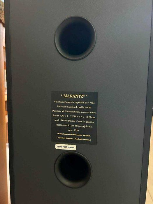 Colunas Marantz Remake 600w pico pesadíssimas