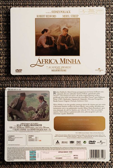 7 DVDs - Ed. Colecionador - Caixa Metálica - Raros - Muito Bom Estado