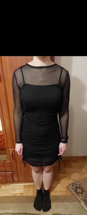 Czarna sukienka mini
