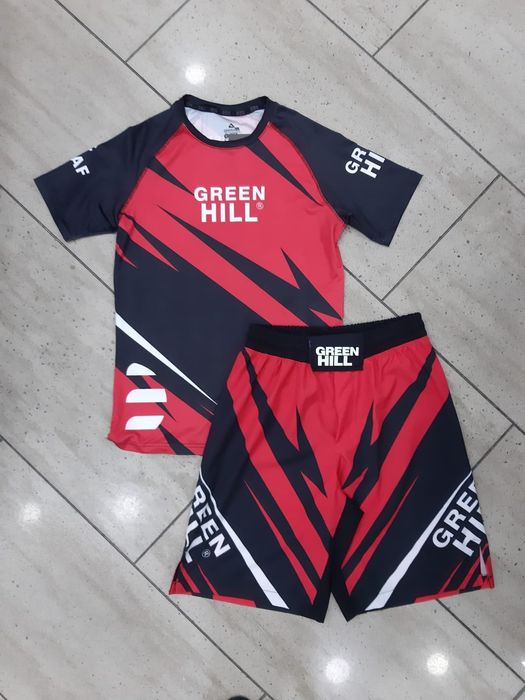 Рашгард, комплект Hayabusa, Green hill (футболка і шорти)