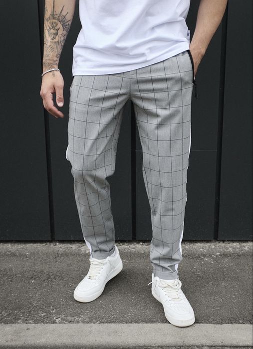 Штани STAFF чоловічі чінос line gray