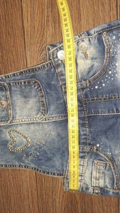 Джинсовивий комбінезн- шорти