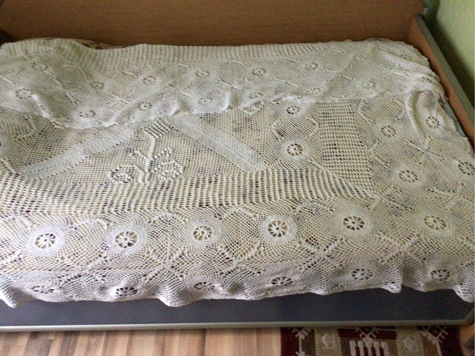 Покрывало кружевное на двухспальную кровать