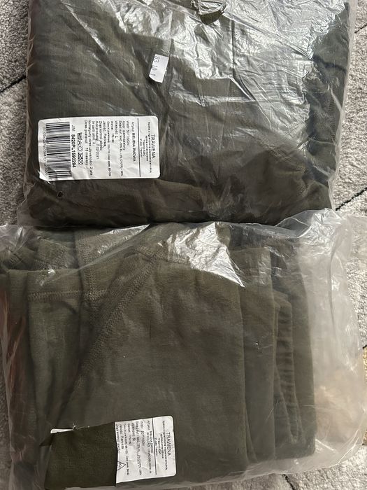 Bielizna zimowa  kolor ciemnozielony