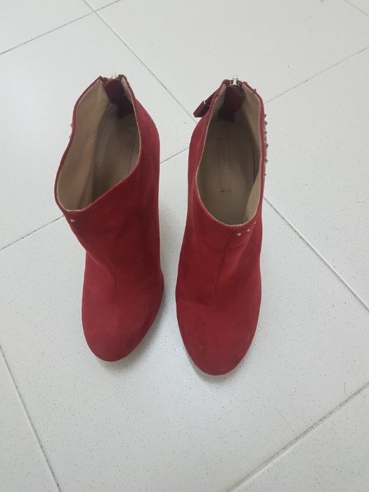 Botins de camurça da Zara