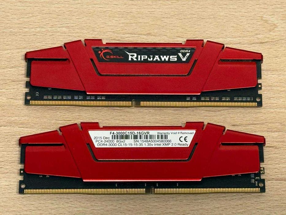 Pamięć RAM G.Skill Ripjaws V 2x 8 GB 3000 MT/s CL 15-15-15