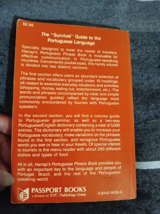 Livro de Frases Portuguesas da Harrap's - Ref.: L - 2