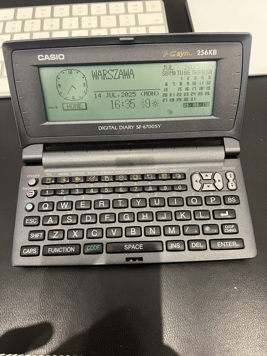 2 boxed Casio digital diary sf-5780-w and sf-5980-w