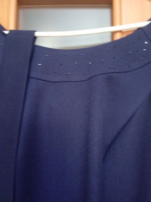 Сарафан темно синій