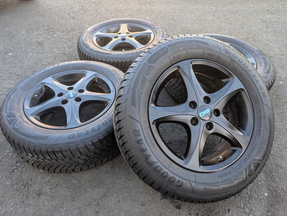 Komplet kół CMS Ford Kuga 6,5jx16 et50 215/65 r16 goodyear zima
