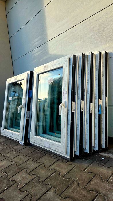 Nowe OKNA PCV 80x100 70x100 i wiele innych OD RĘKI - wysyłka 24H