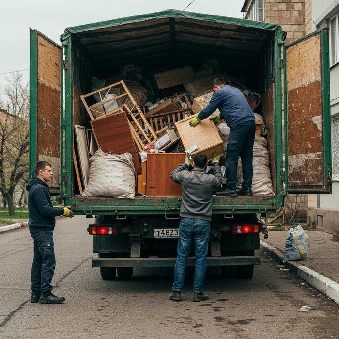 Вывоз мусора Запорожье от 1 часа, вывоз строительного мусора и старой мебели с грузчиками. Вивіз сміття Запоріжжя и область