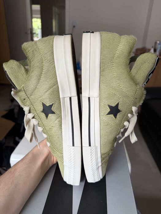 Converse x DRKSHDW One Str Green Rick Owens Конверс Рік Оуенс Даркшедоу Кеди