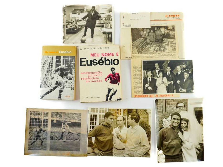 Fotografias antigas de Raul Solnado, Eusébio, Omar e Madalena Iglesias