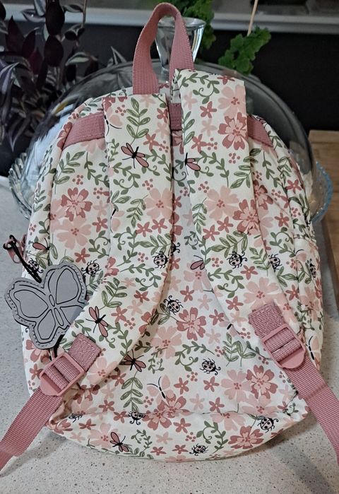 Mochila pequena floral64564117941123121