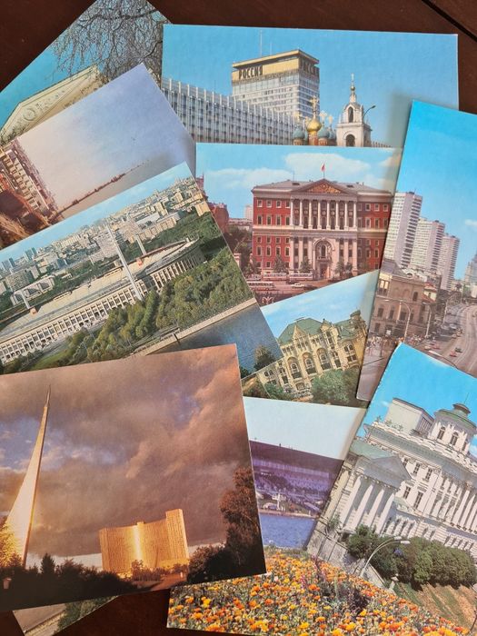 Coleção postais Moscovo 1980, a propósito dos Jogos Olímpicos