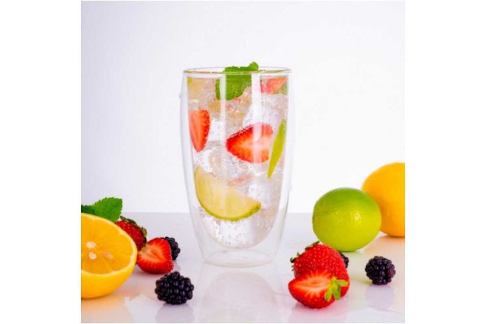 Набір склянок з подвійними стінками (подвійним дном) 2 шт х 450 мл