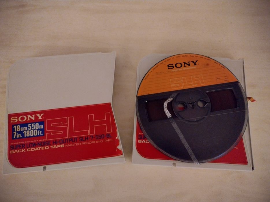 Tapes Sony 18cm SLH para reel to reel high fidelity