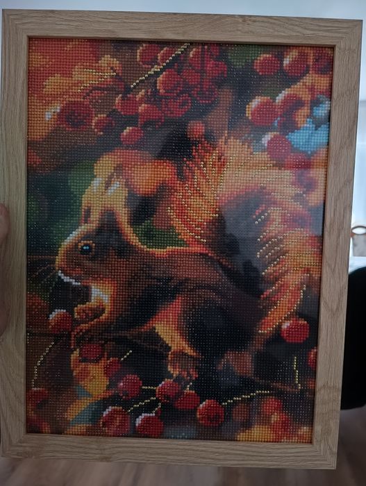 Obraz wiewiórka 45x34