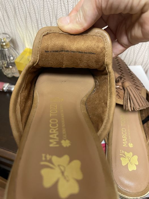 Сабо женские кожаные