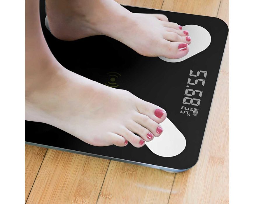 Waga Łazienkowa Analityczna Slim 180 kg Smart+ 25w1 Android iOS