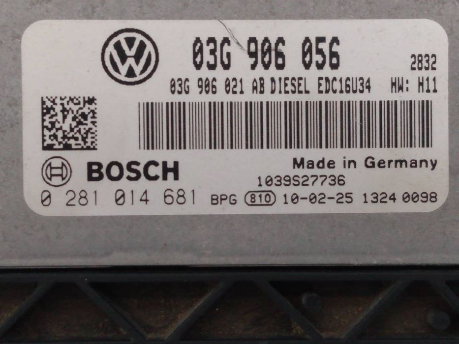 CENTRALINA MOTOR UCE VOLKSWAGEN TOURAN 2010 -03G906056