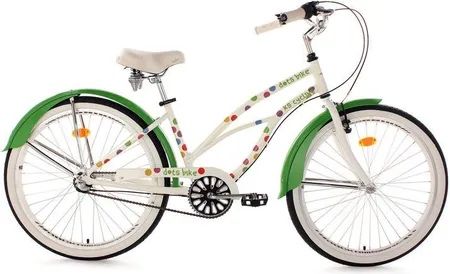Rower Oryginalny Beach Cruiser DOTS "Kropki" - 3 biegi