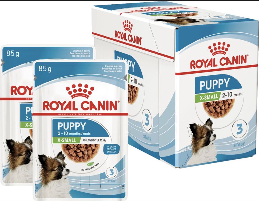 Вологий корм для цуценят Royal canin XSMALL PUPPY GRAVY / Роял канин