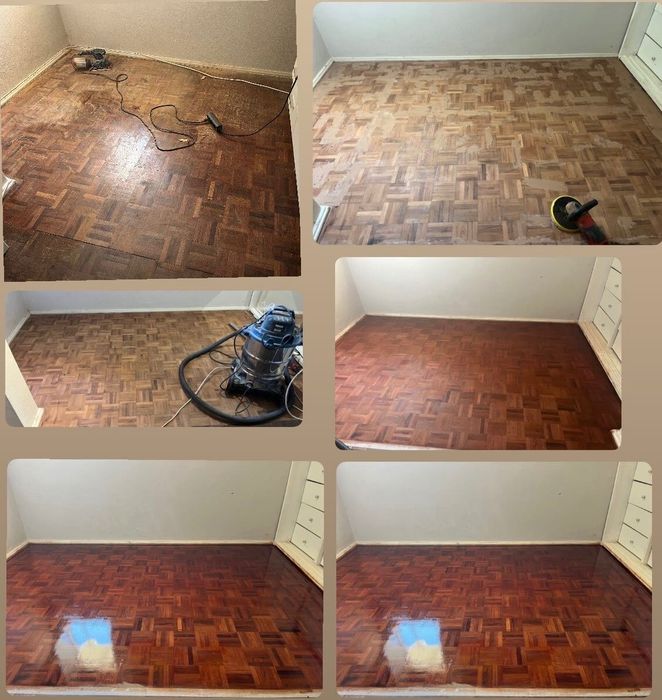 Faço Pinturas e afagamento de soalho de madeira e Reparações