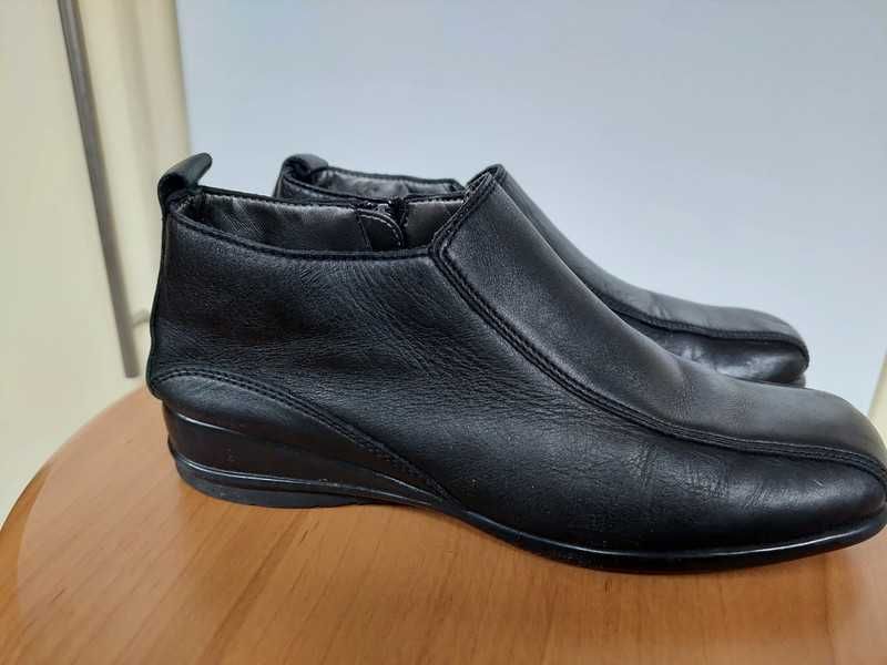 Skórzane półbuty Dunnes rozm. 36,5 wkładka 23 cm