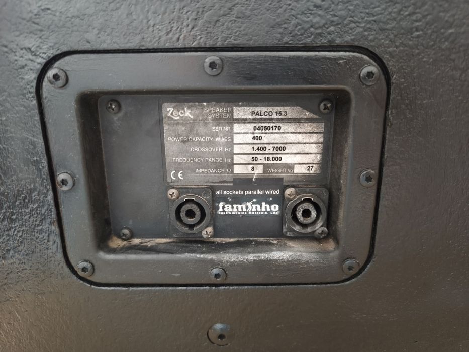 Par de Colunas Zeck Palco 15.3 400w