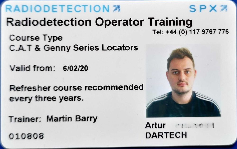 Radiodetektor wykrywacz kabli instalacji CAT 4  Radiodetection