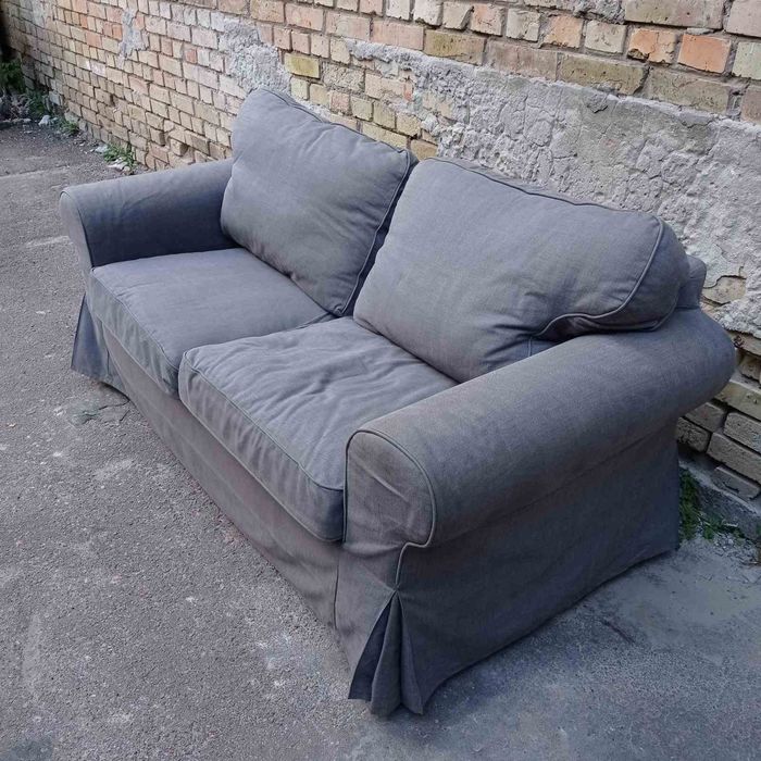 Диван, крісло , стіл ,Ikea, сірий