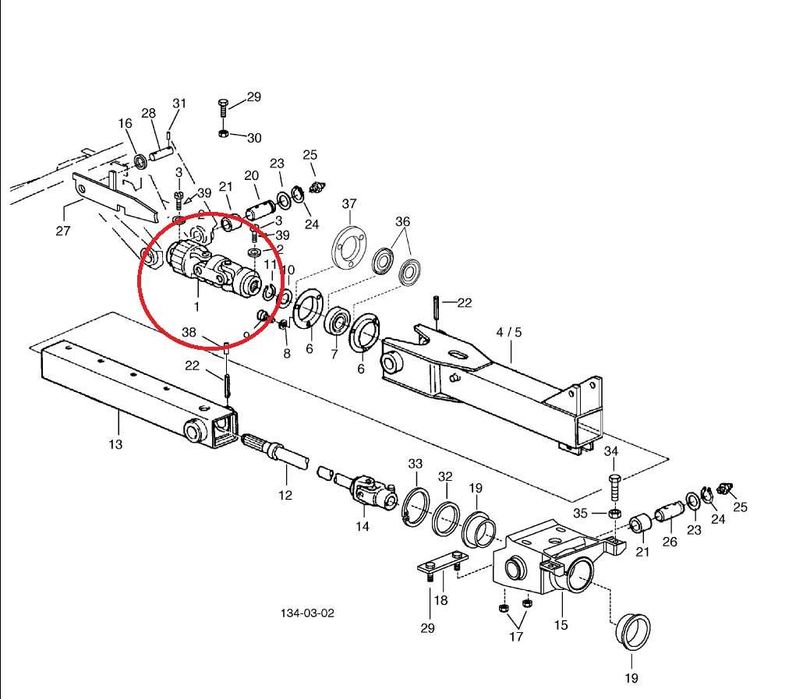 Przegub podwójny Pottinger Eurotop
