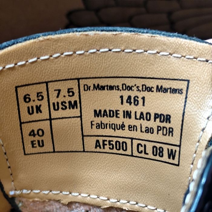 туфлі Dr. Martens 1461 Smooth.  40р