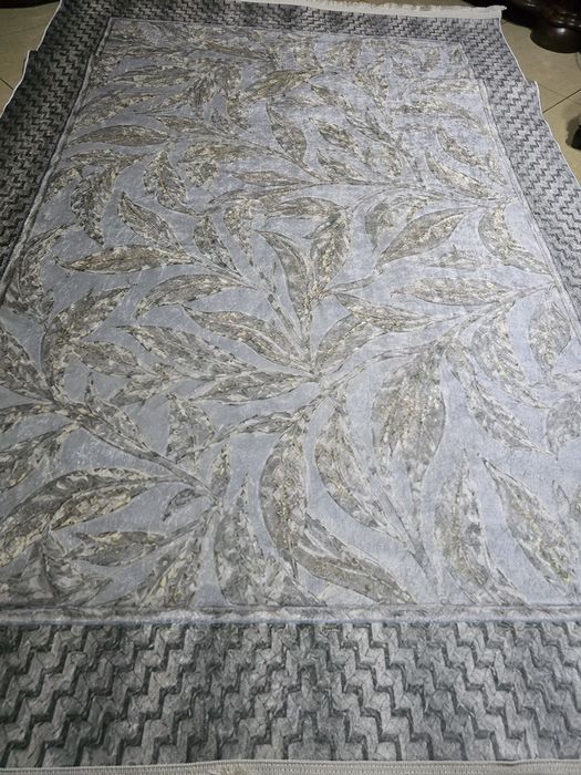 Dywan 180x120 turecki,antyposlizg,szybkoschn  LISCIE SZAROSCI