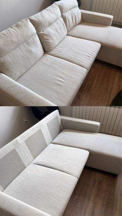Sofá com Chaise Long em Excelente Estado
