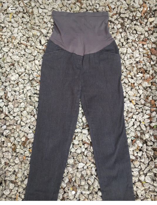 grafit spodnie eleganckie ciaza Motherhood S-M, mama cygaretki