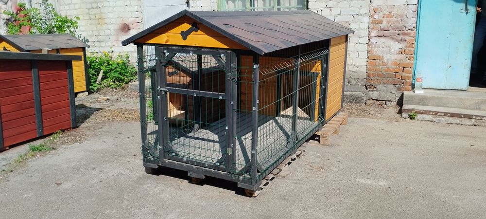 Виготовлення вольєрів та будок для собак !