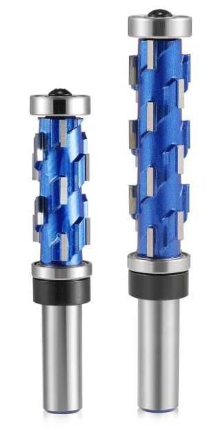 Frezy kopiujące z łożyskiem, węglik spiekany, uchwyt 12.7mm, 2 sztuki HOZLY
