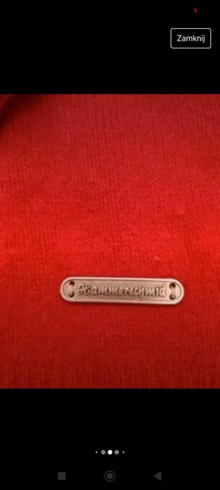 Sweter męski golf wełniany